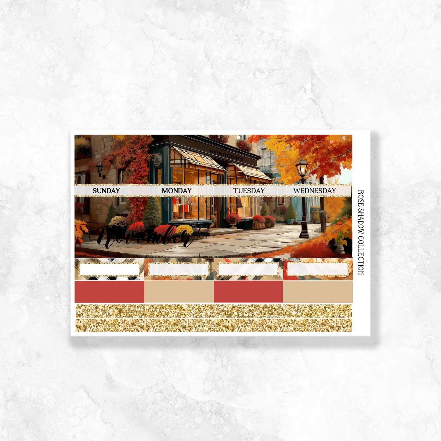 November 2025 Monthly A5 Wide Standard Planner Insert