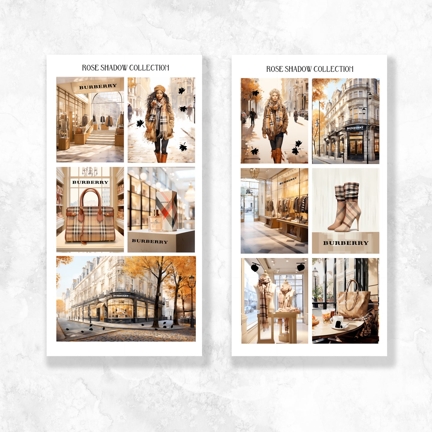 Burberry Exclusive Fashion Sticker Book (VOL 15)