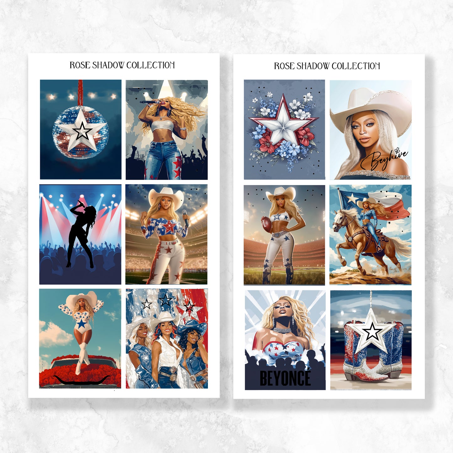 Full Boxes ONLY Novelty Sticker book Black BeyHive VOL 9