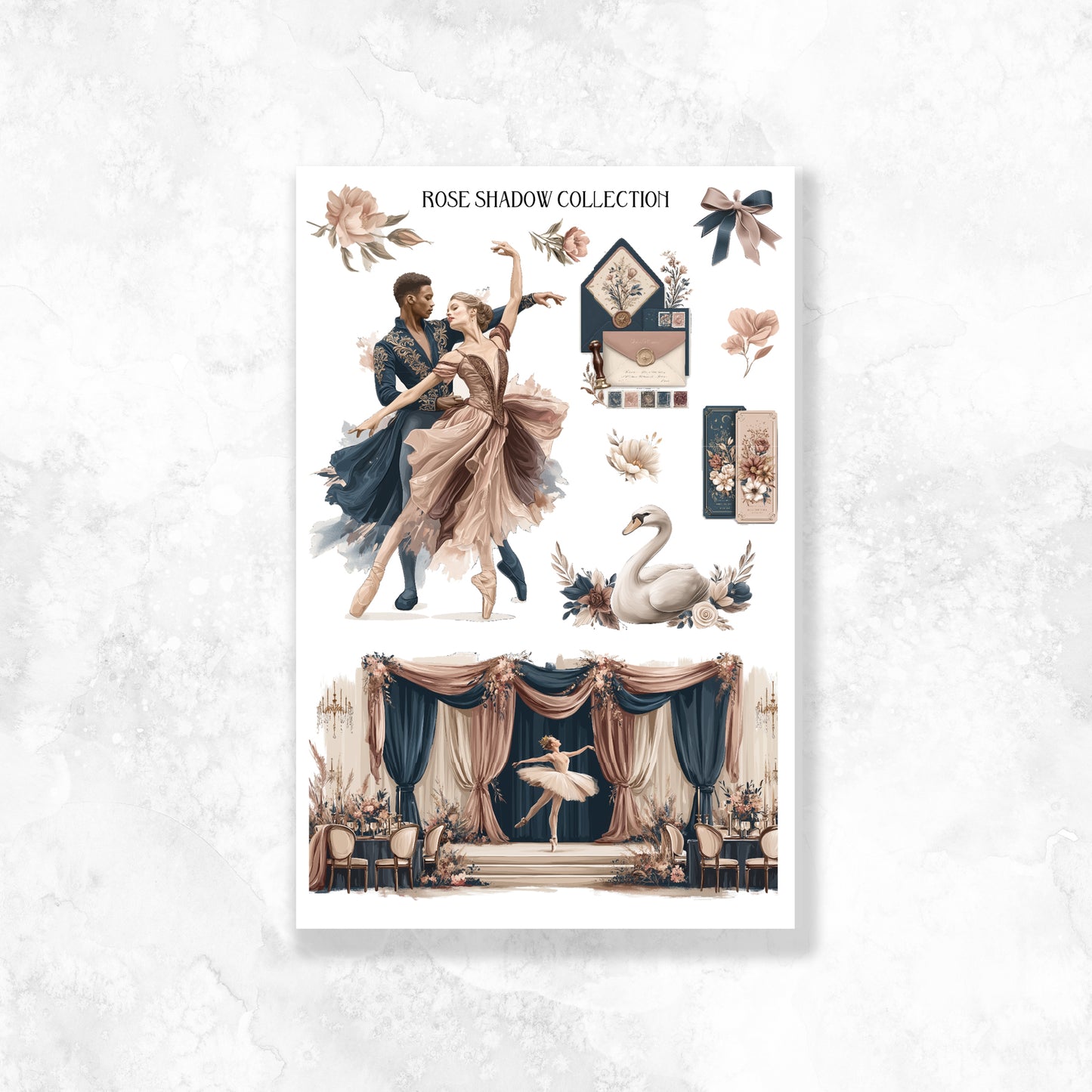 Swan Lake Journaling Sheets VOL 51
