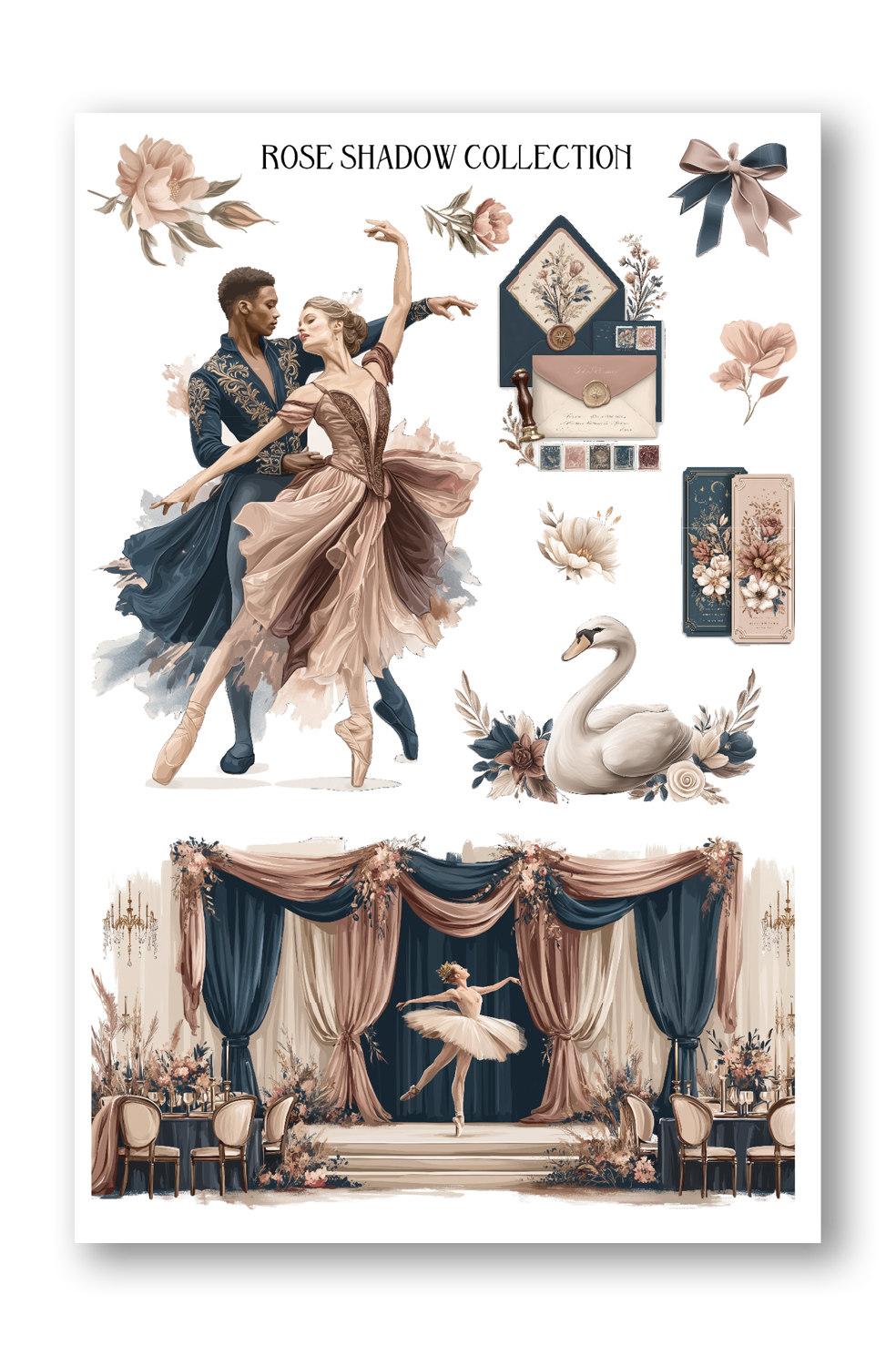 Swan Lake Journaling Sheets VOL 51
