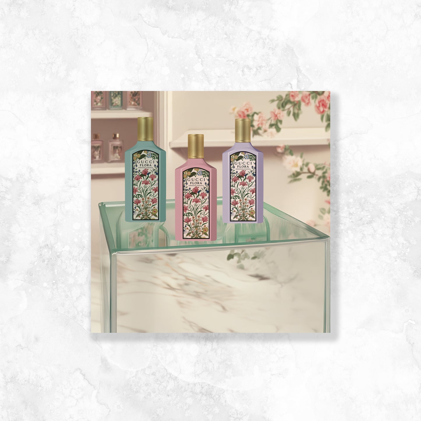 Perfume Display Dashboard Stickerbook VOL 43 (Gold Foil Only)