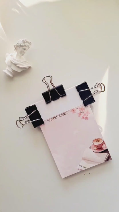 Cherry Blossom Coffee notepad  2 PER HOUSEHOLD!