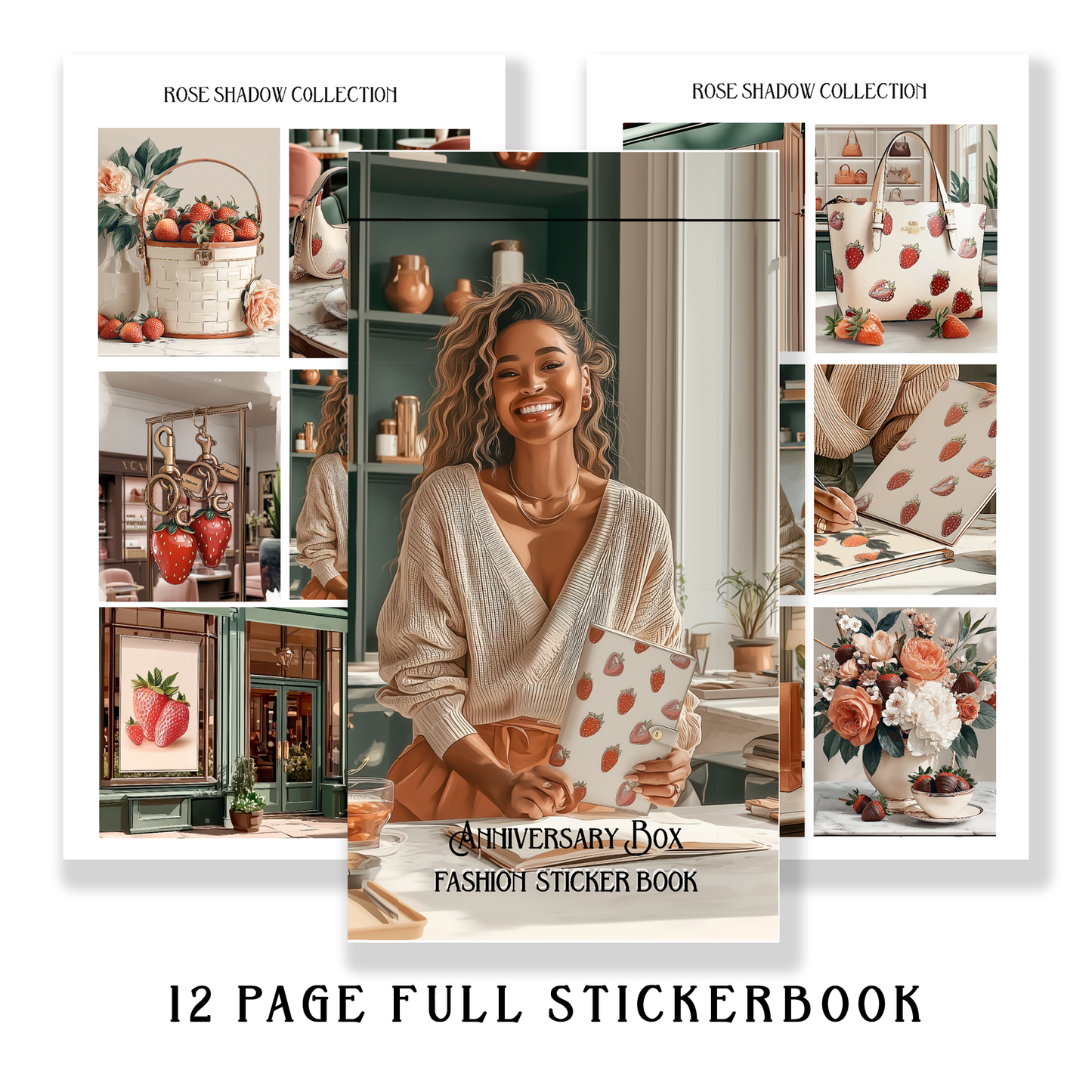 Strawberry Crush Anniversary Sticker Book ONLY