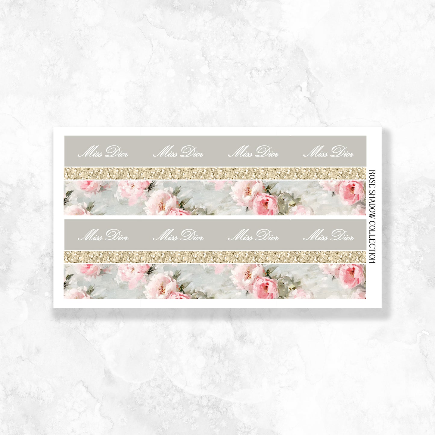 Bottom Washi Add on sheet Stickerbook VOL 36