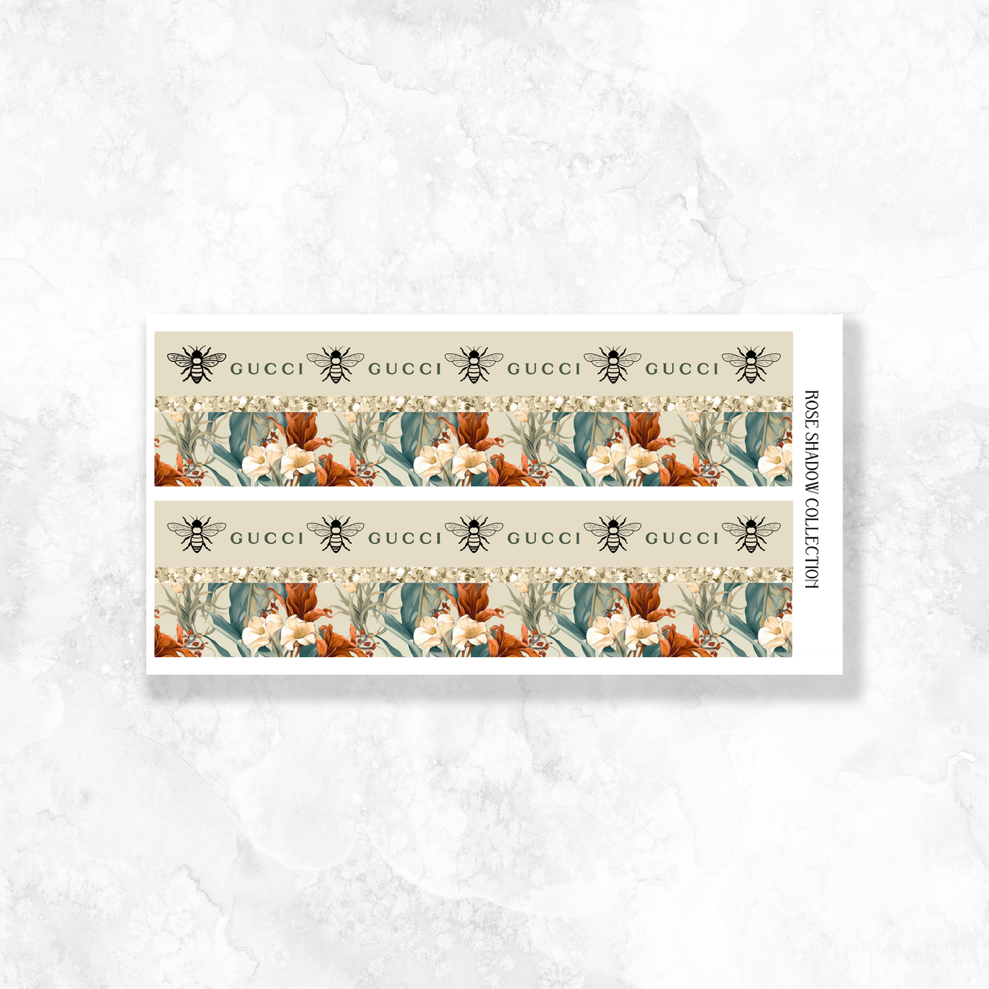 Gucci 2.0 Bottom Washi Add on sheet