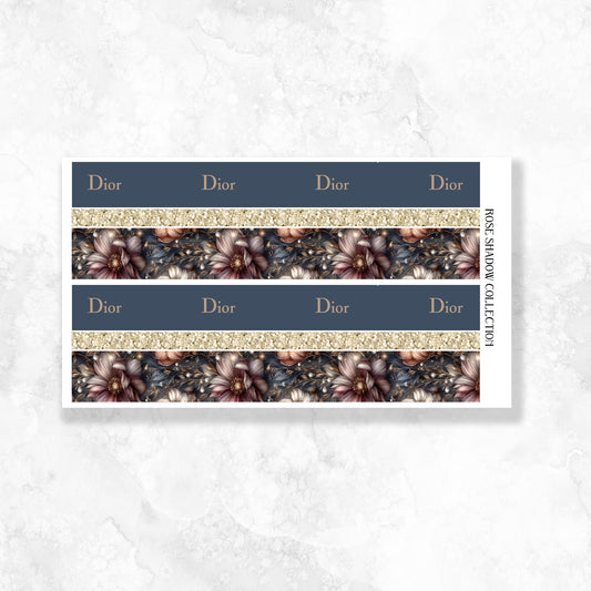 Bottom Washi Add on sheet Midnight Grace Stickerbook VOL 51