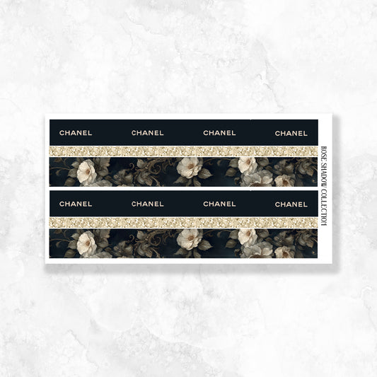 Bottom Washi Add on sheet Camellia Stickerbook VOL 53