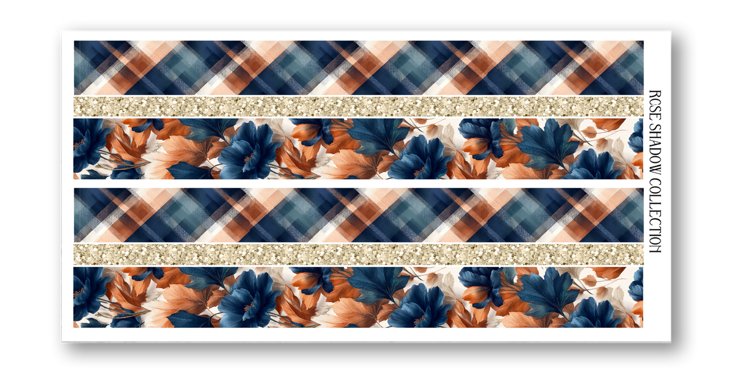 Bottom Washi Add on sheet Autumn in Vague Stickerbook VOL 50