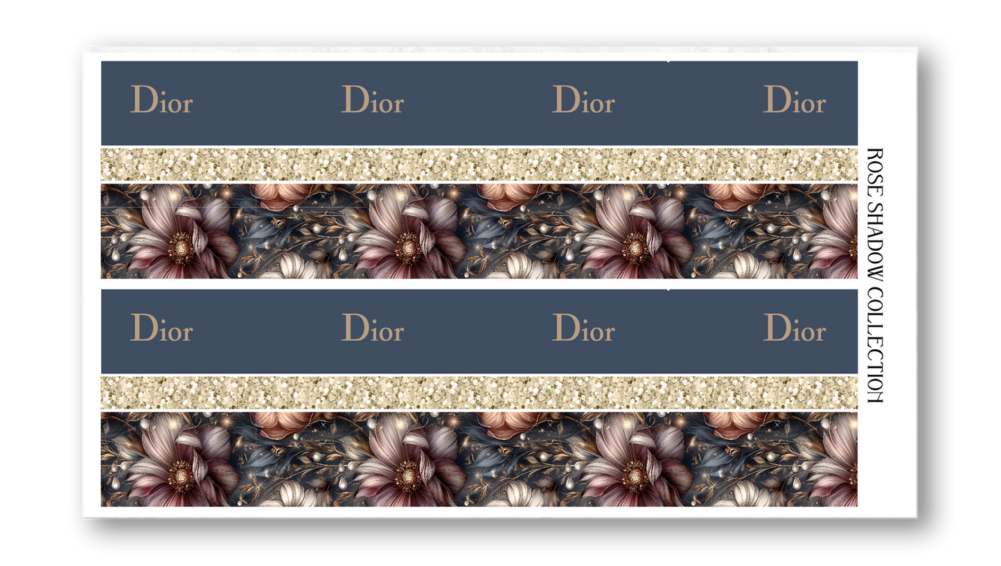 Bottom Washi Add on sheet Midnight Grace Stickerbook VOL 51