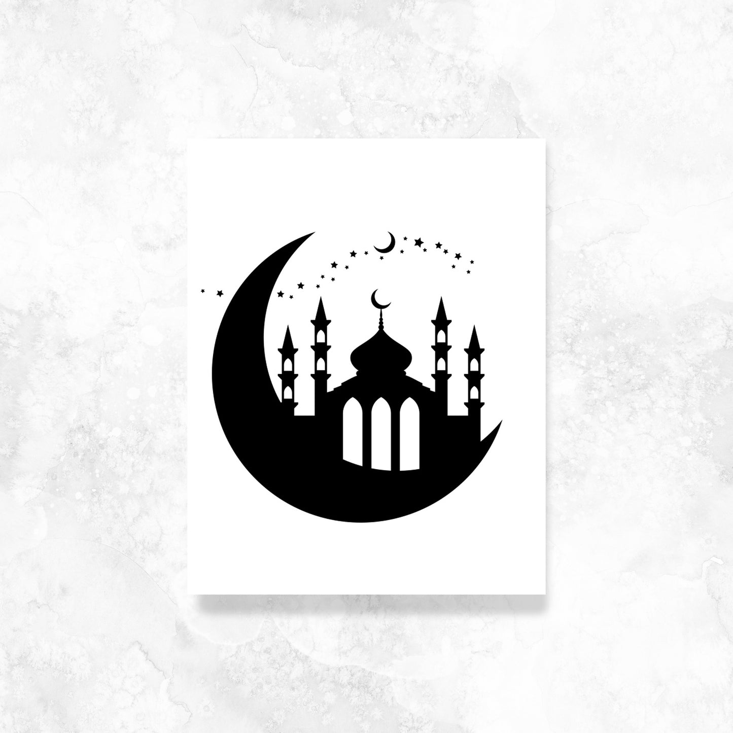 Ramadan Crescent Vellum