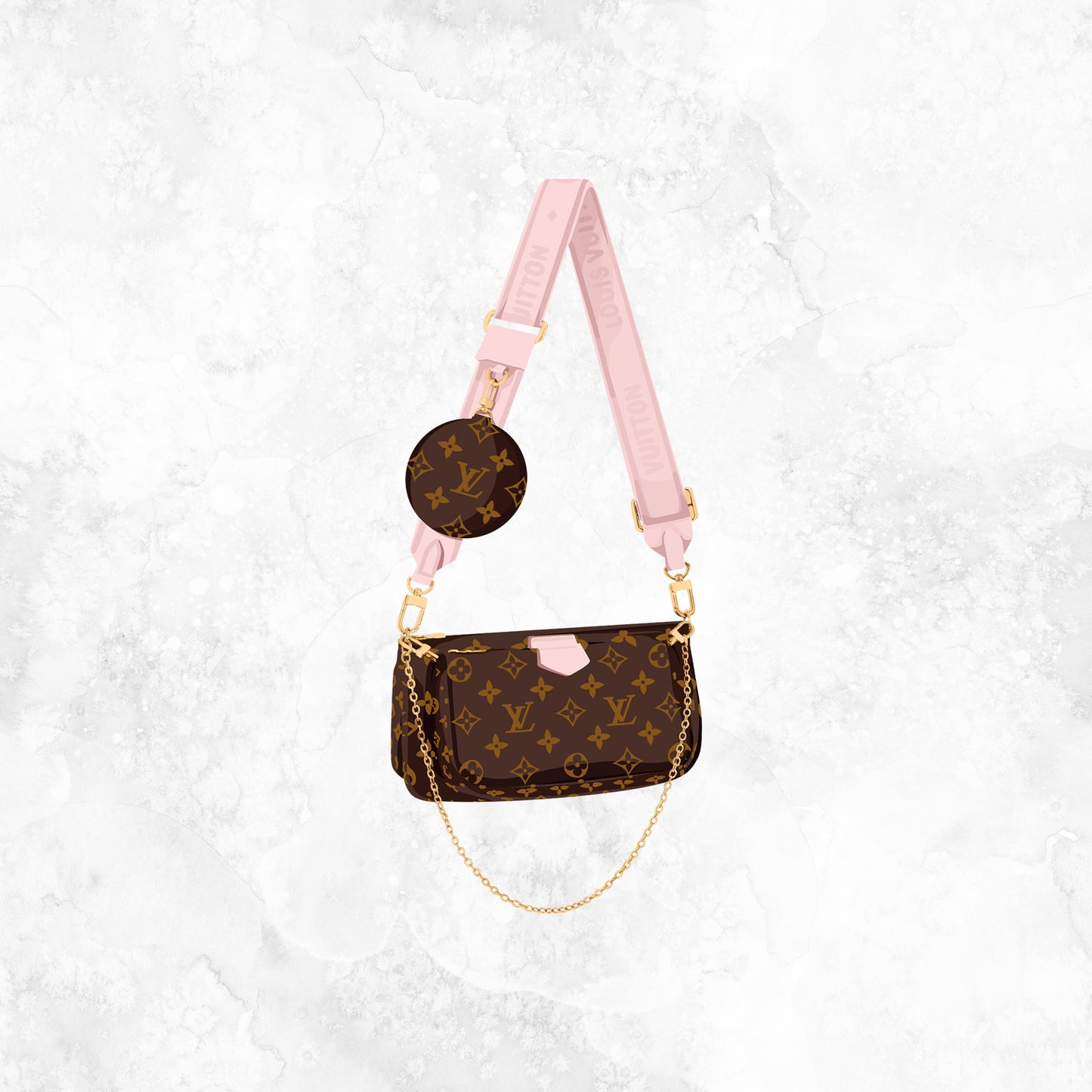 LV Bag Magnetic Pin