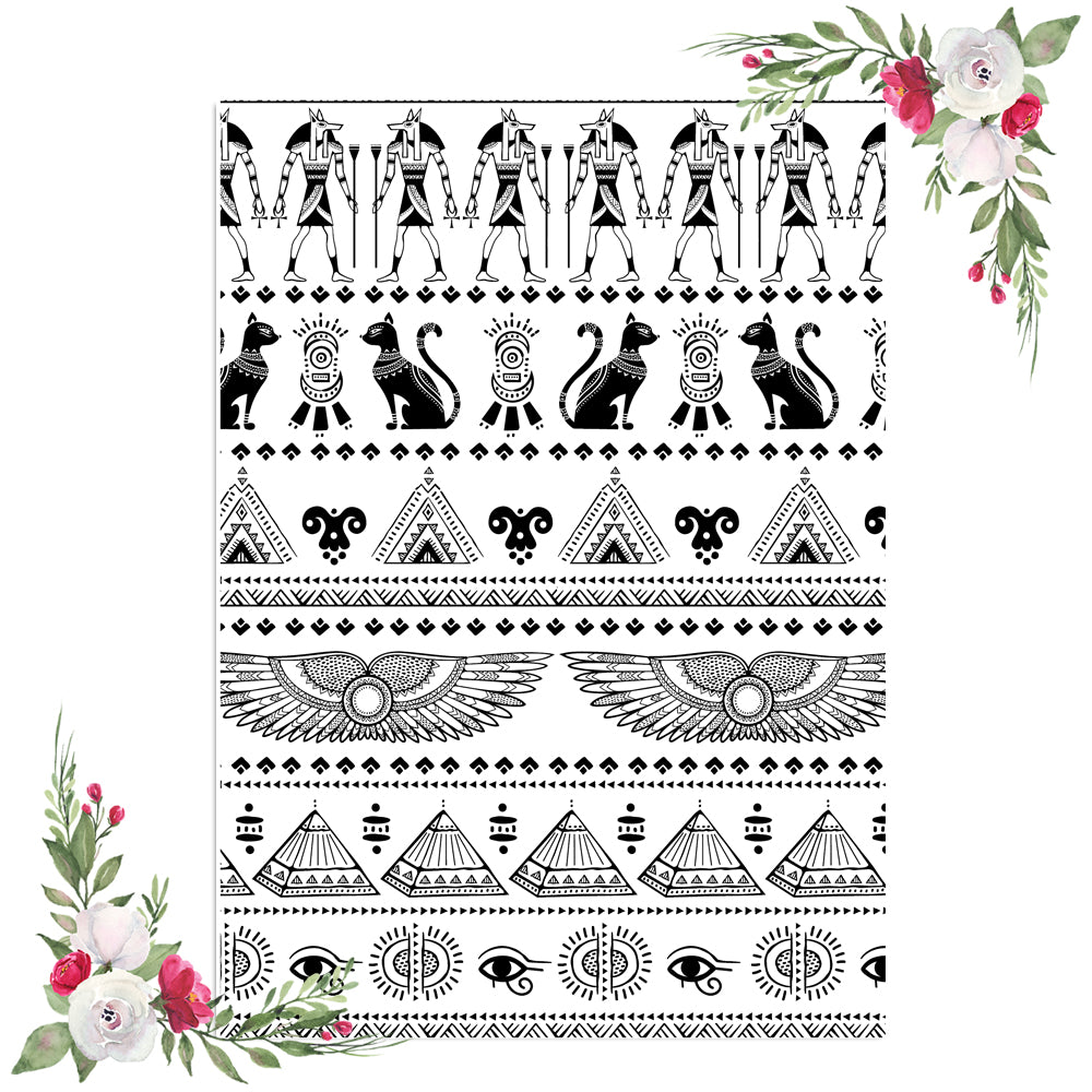 Ancient Egypt Pattern Vellum / Acetate