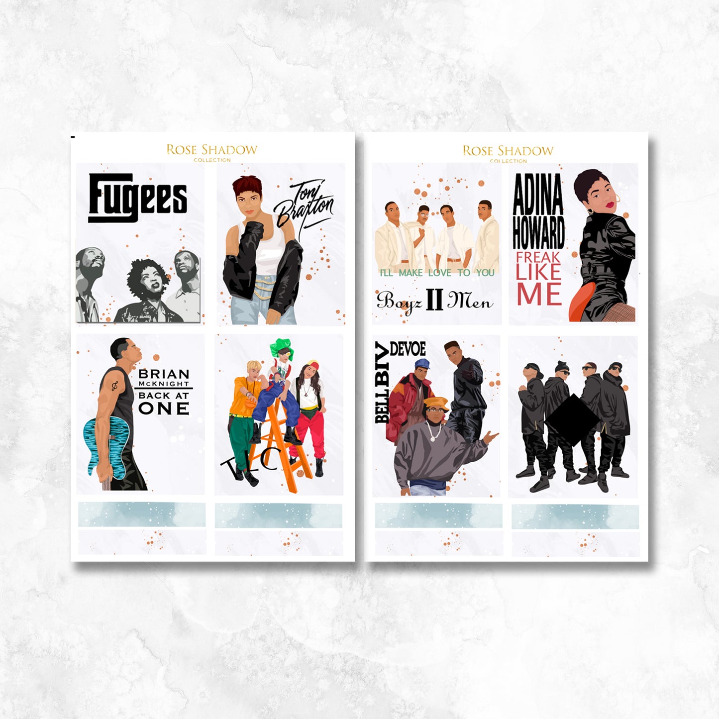 Raging 90s 2.0 FULL BOXES ONLY!(Exclusive Clipart)