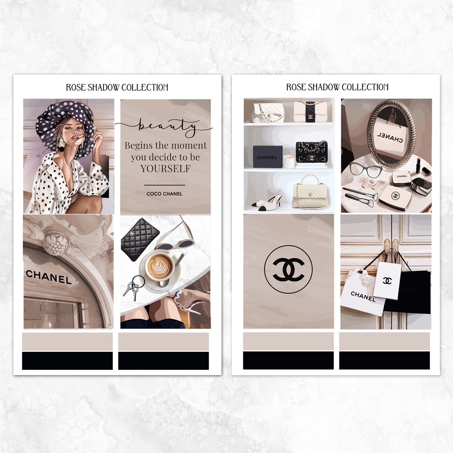 Neutral Bliss FULL BOXES ONLY! (Exclusive Clipart)