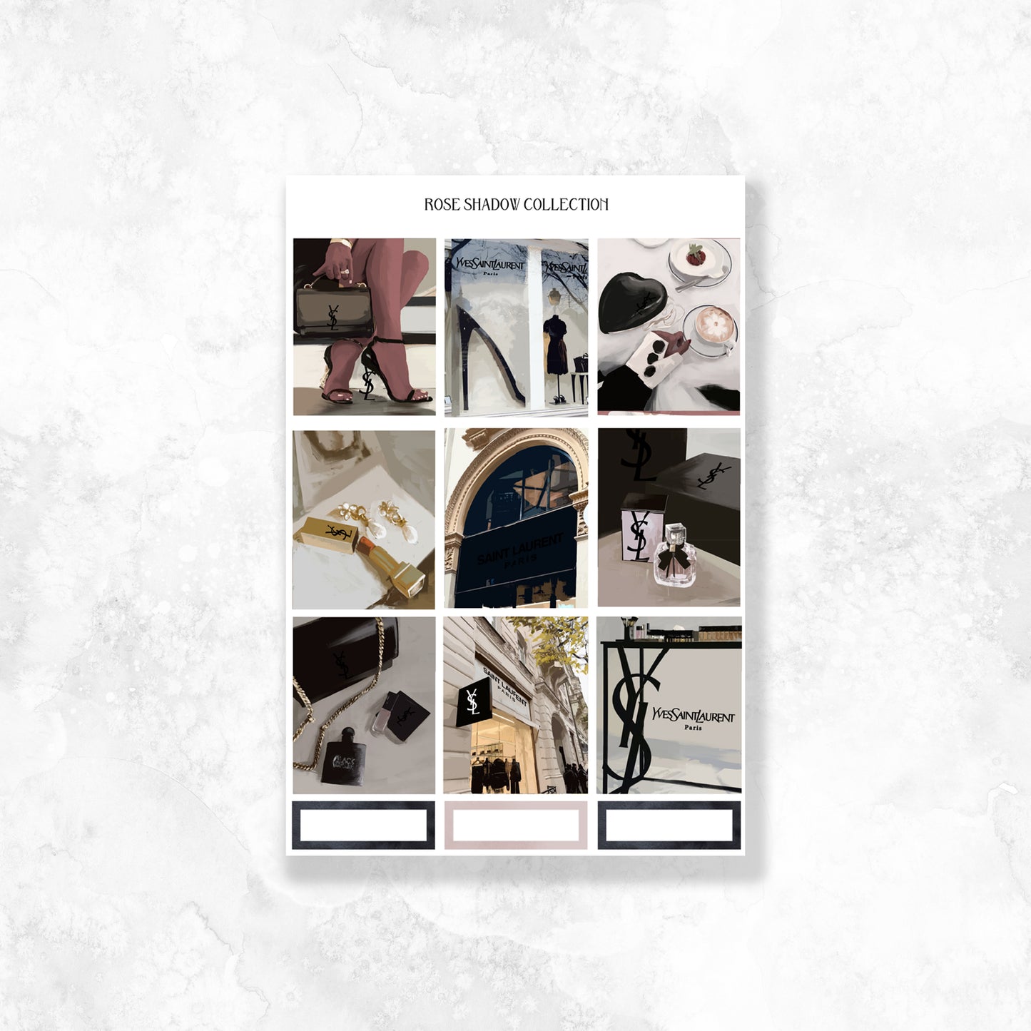 YSL Exclusive Sticker Book (VOL 10)
