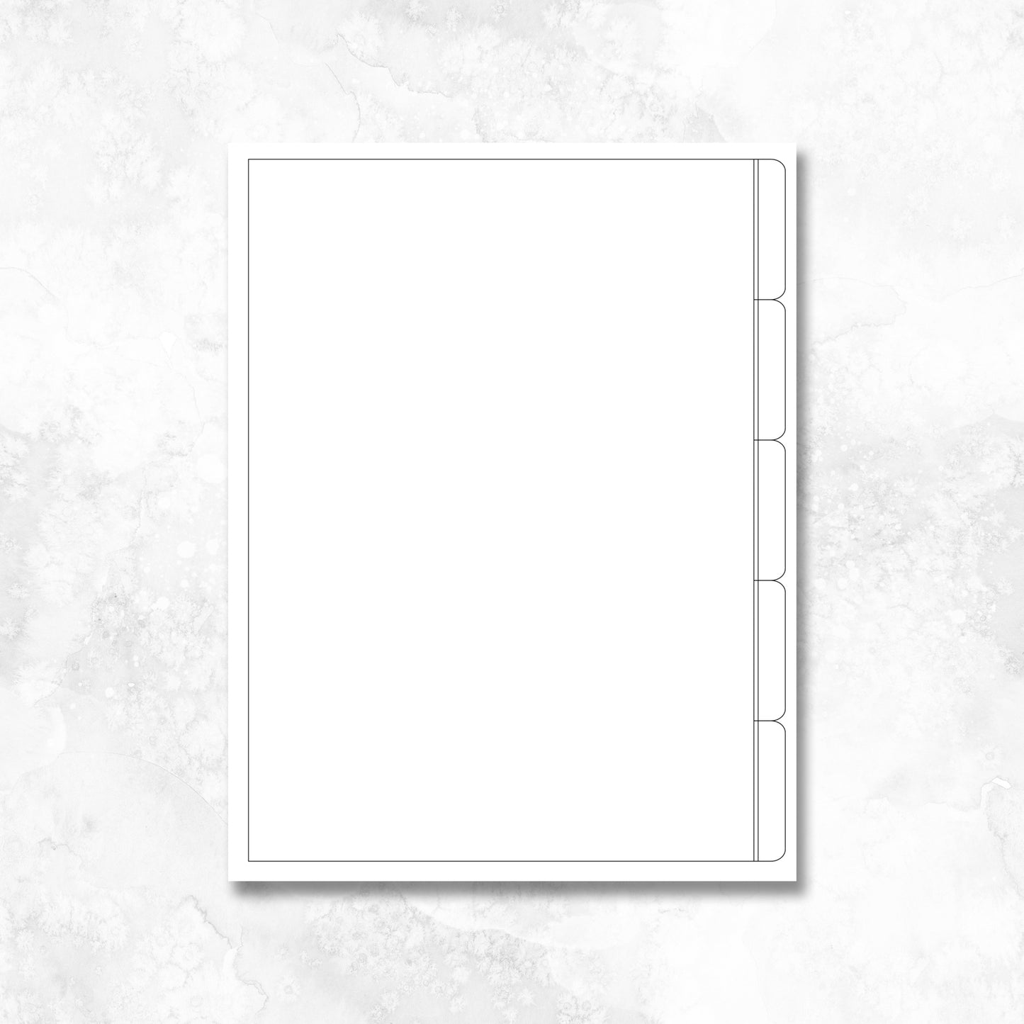 Plain Vellum Custom Dividers