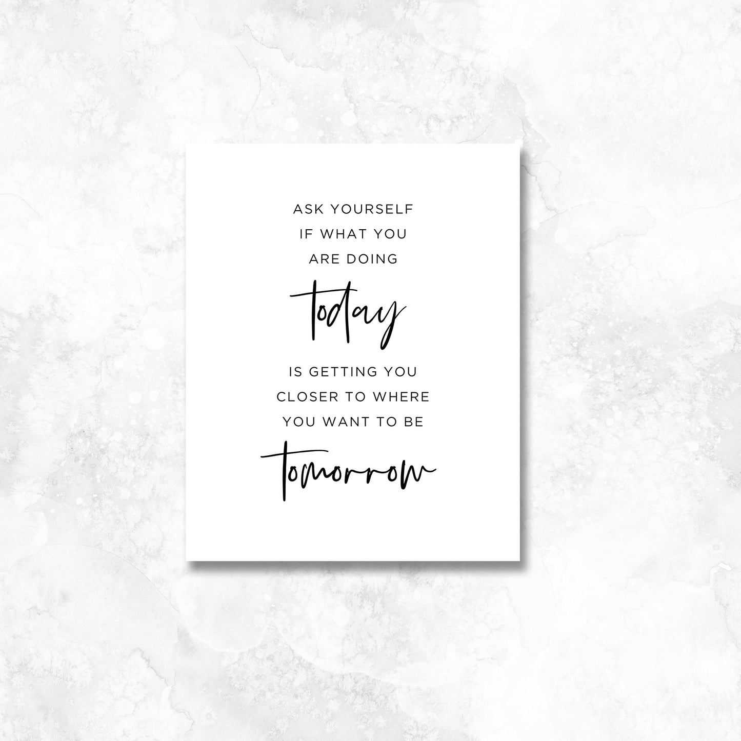 Today Tomorrow Vellum