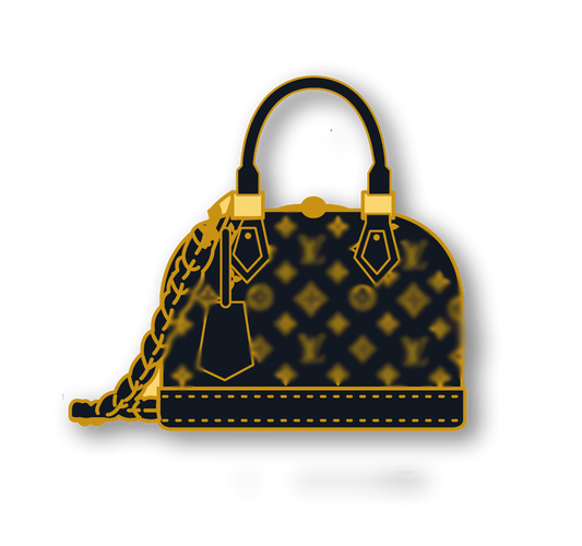 Love Black Bag Magnetic Pin