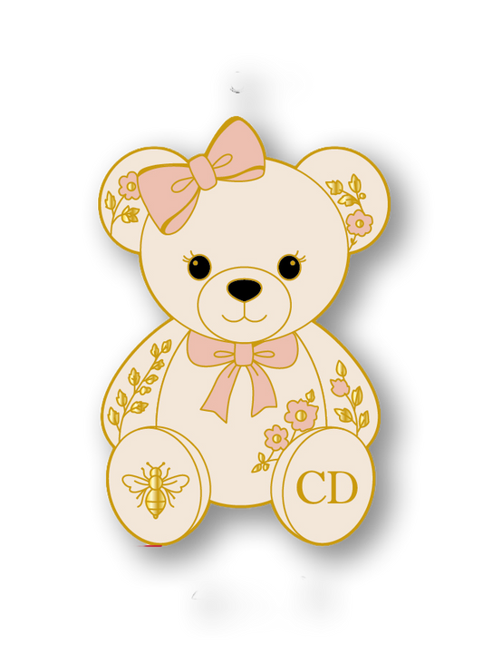 Amélia Bear Magnetic Pin Golden Era Collection