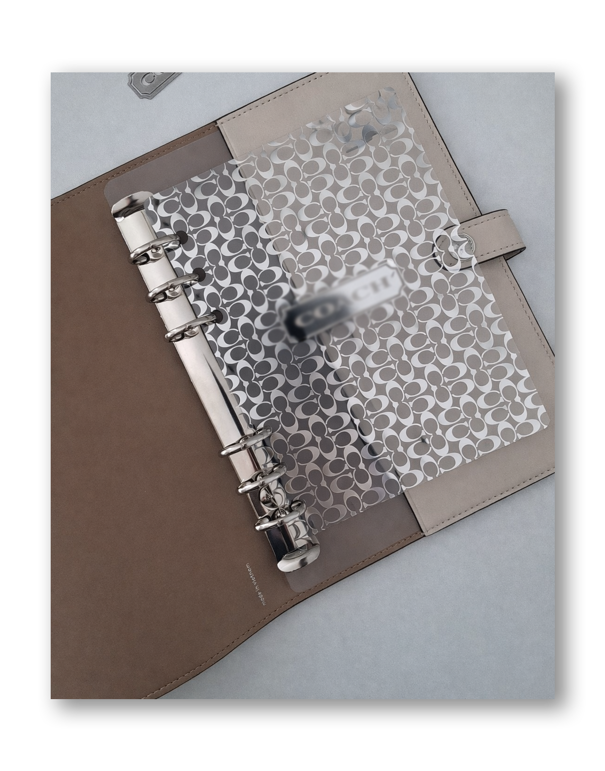 Personal 6 Ring binder insert Options Available! PET NOT INCLUDED