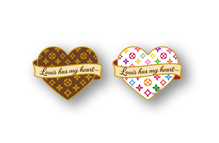Louis Has My Heart Enamel Pin