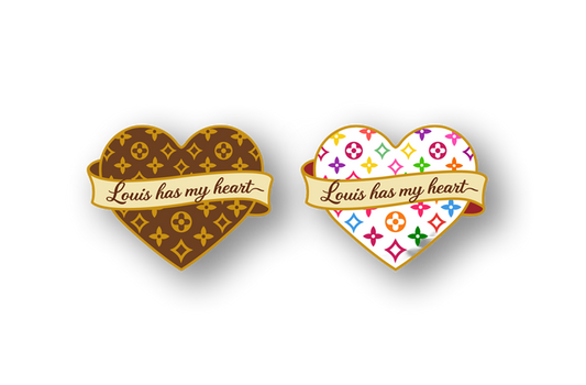 Louis Has My Heart Enamel Pin