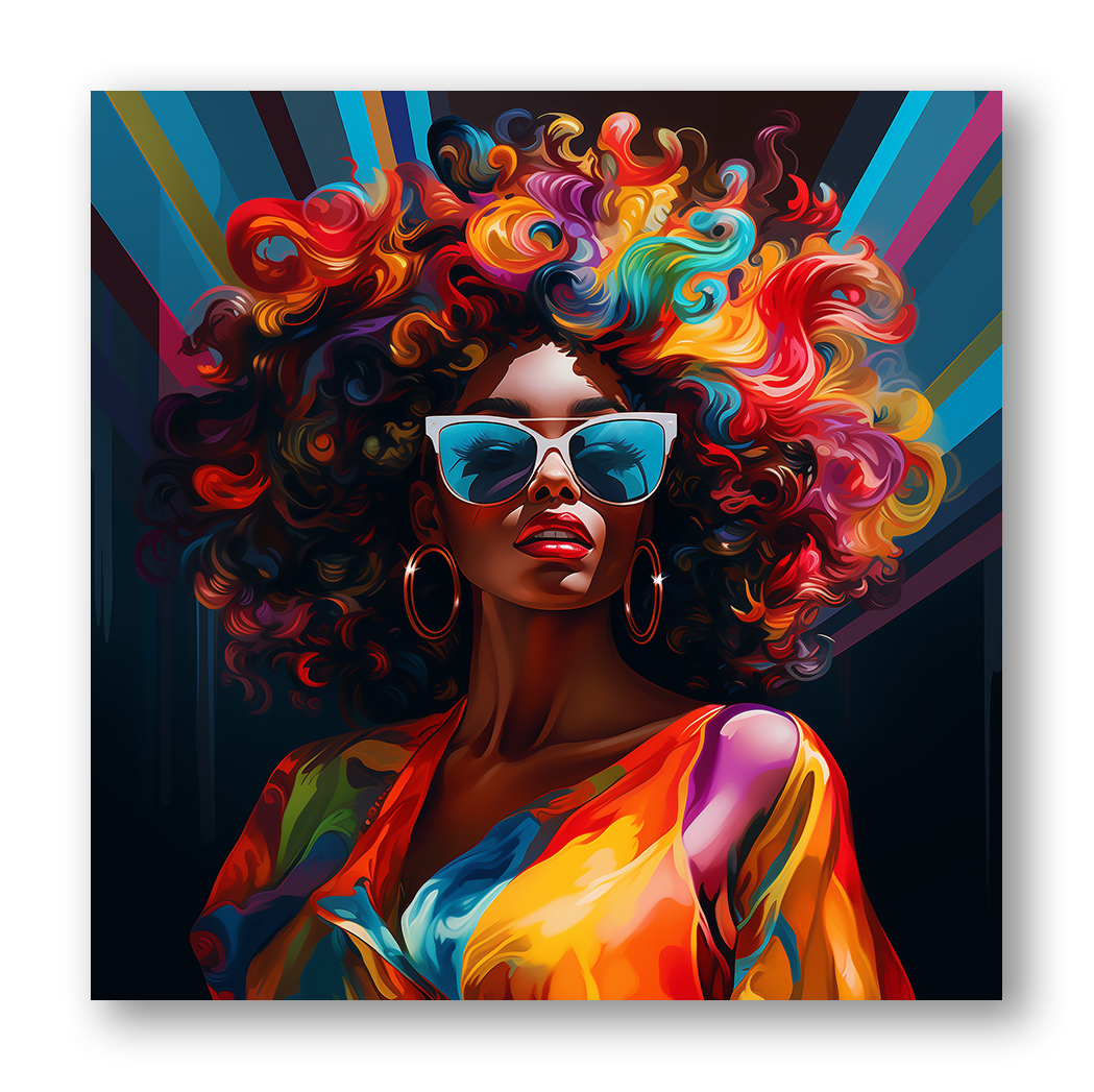 Colorful Black Fashion girl Dashboard Stickerbook VOL 23