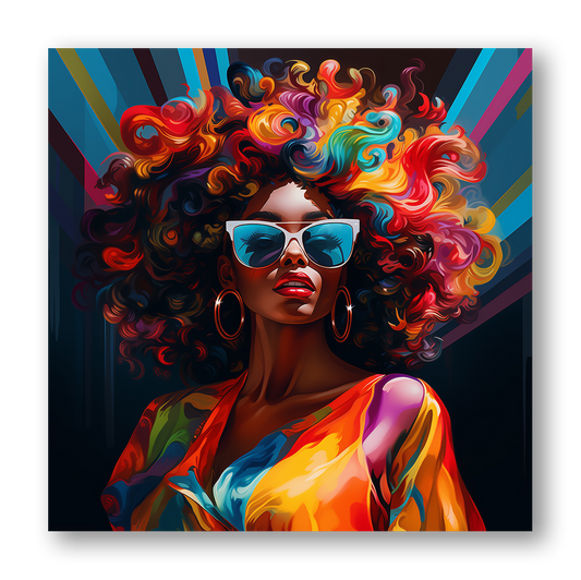 Colorful Black Fashion girl Dashboard Stickerbook VOL 23