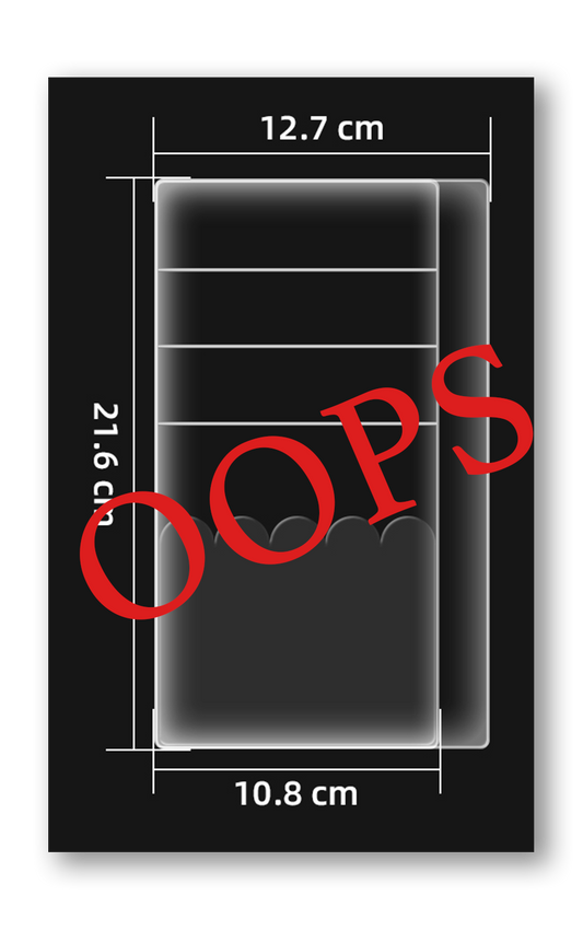 oops!! Notebook Adhesive Pocket (discount does not apply)