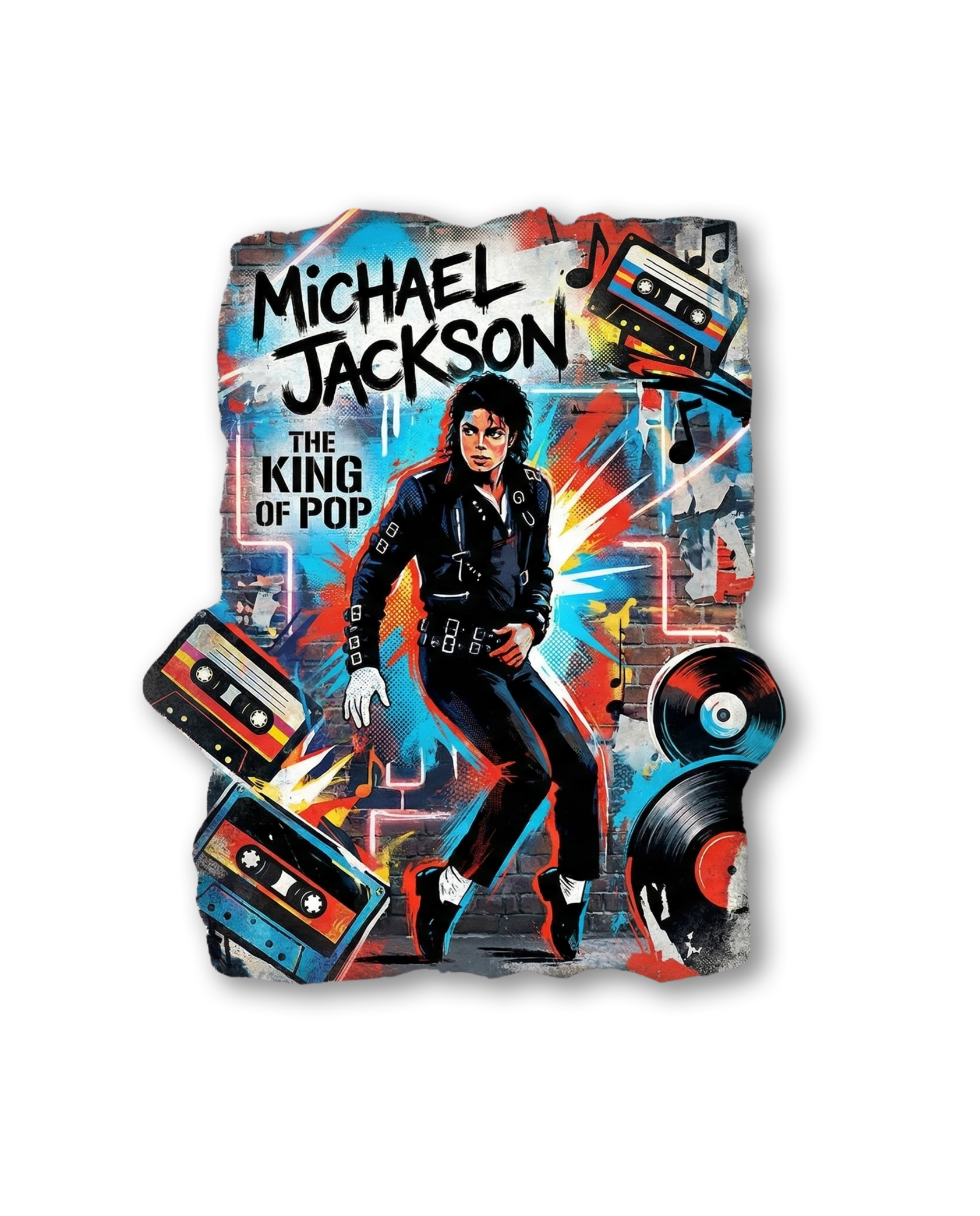 King Of Pop diecut sticker – Rose Shadow Collection
