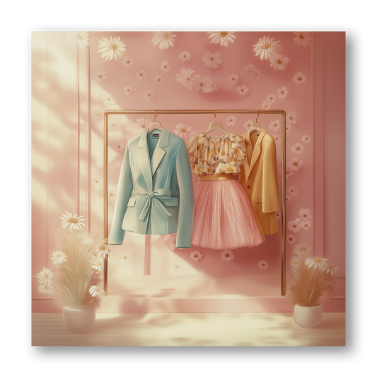 Clothing Rack Dashboard Stickerbook VOL 41 (Gold Foil Only)