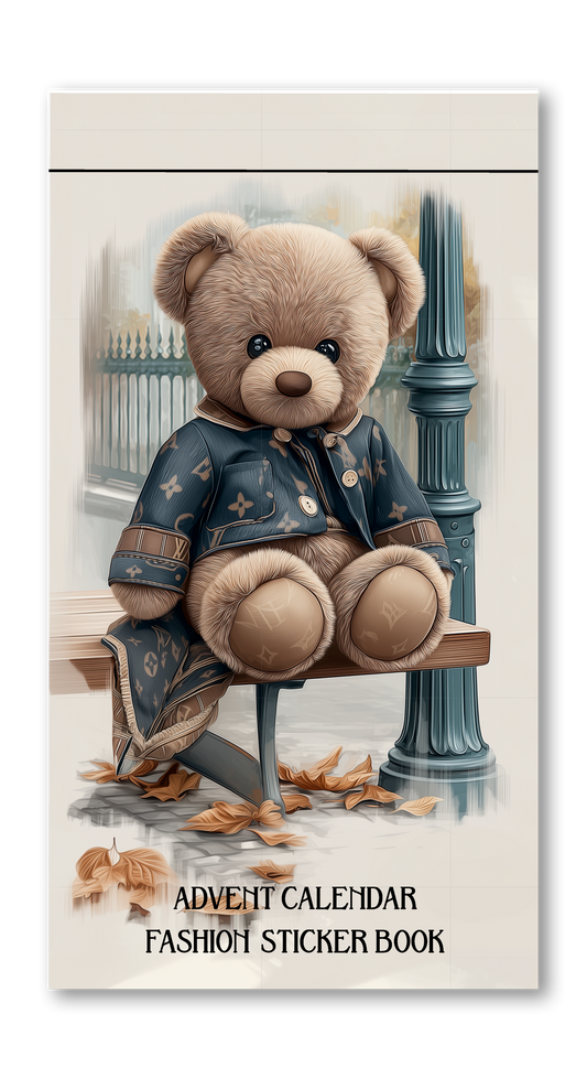 Advent Box Exclusive Fashion Sticker Book Limited Edition