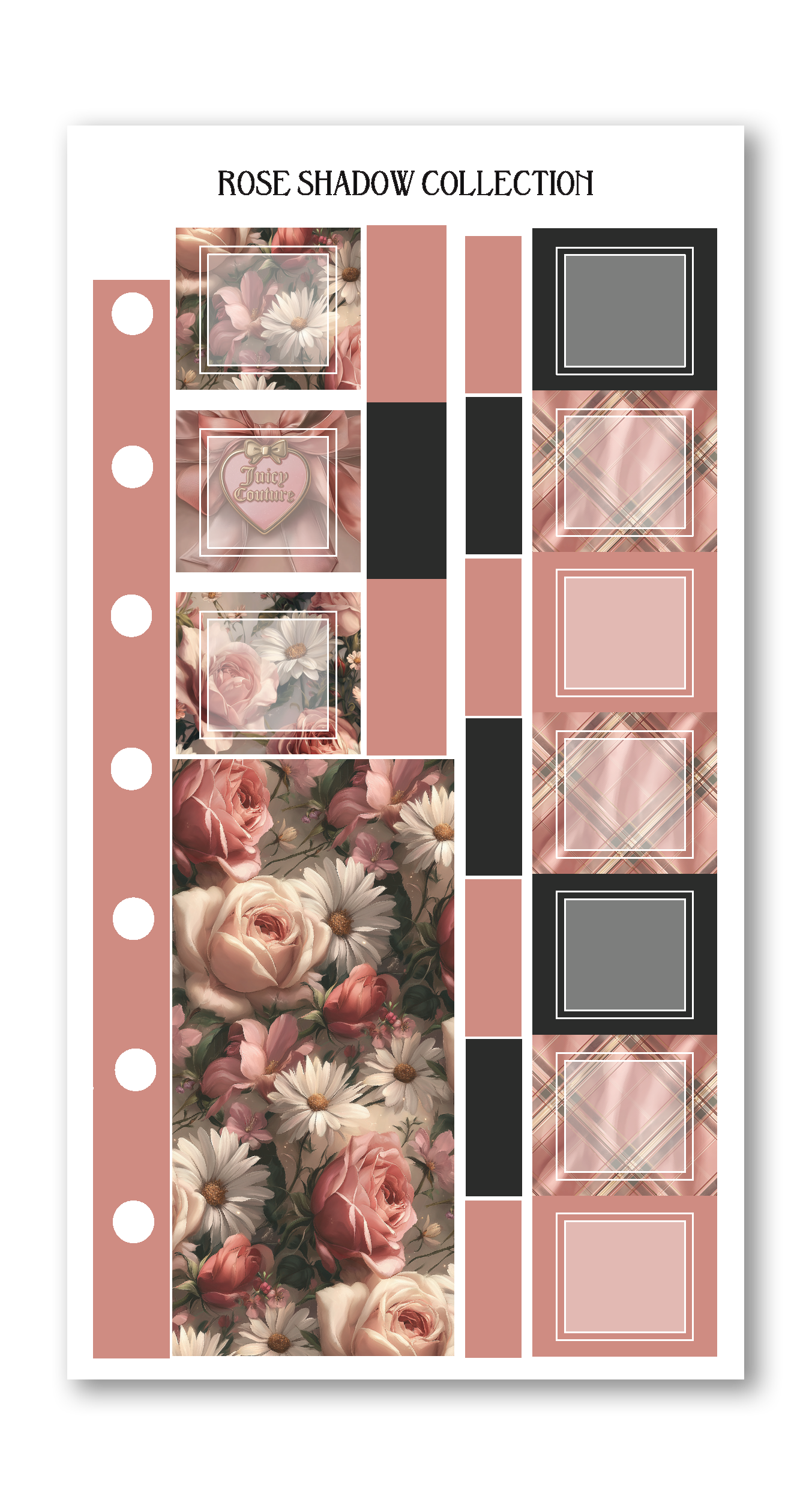 Hobo sheet ONLY! Juicy Bloom Fashion Sticker Book VOL 54