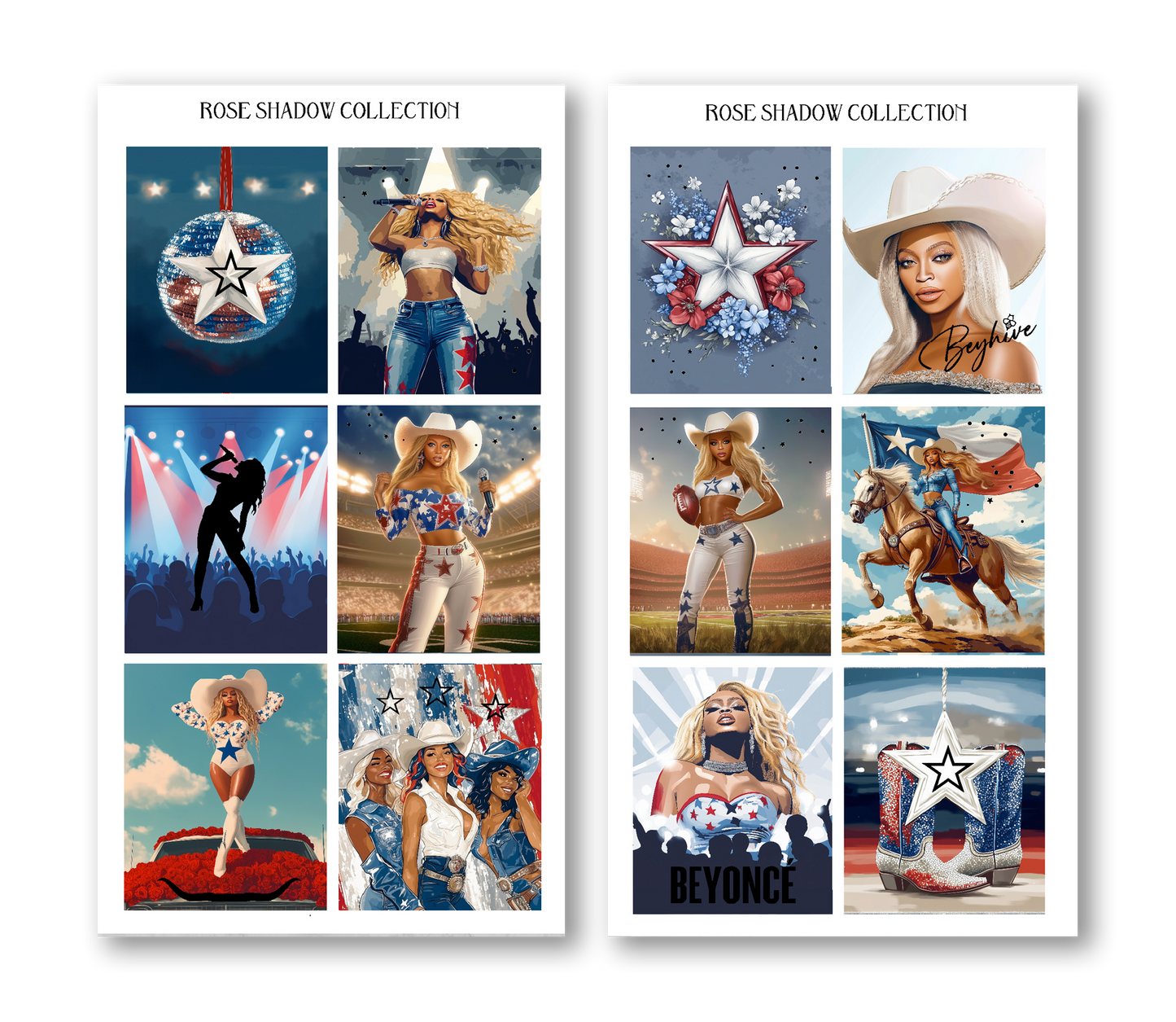 Full Boxes ONLY Novelty Sticker book Black BeyHive VOL 9