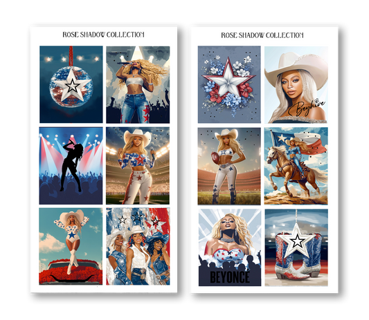 Full Boxes ONLY Novelty Sticker book Black BeyHive VOL 9