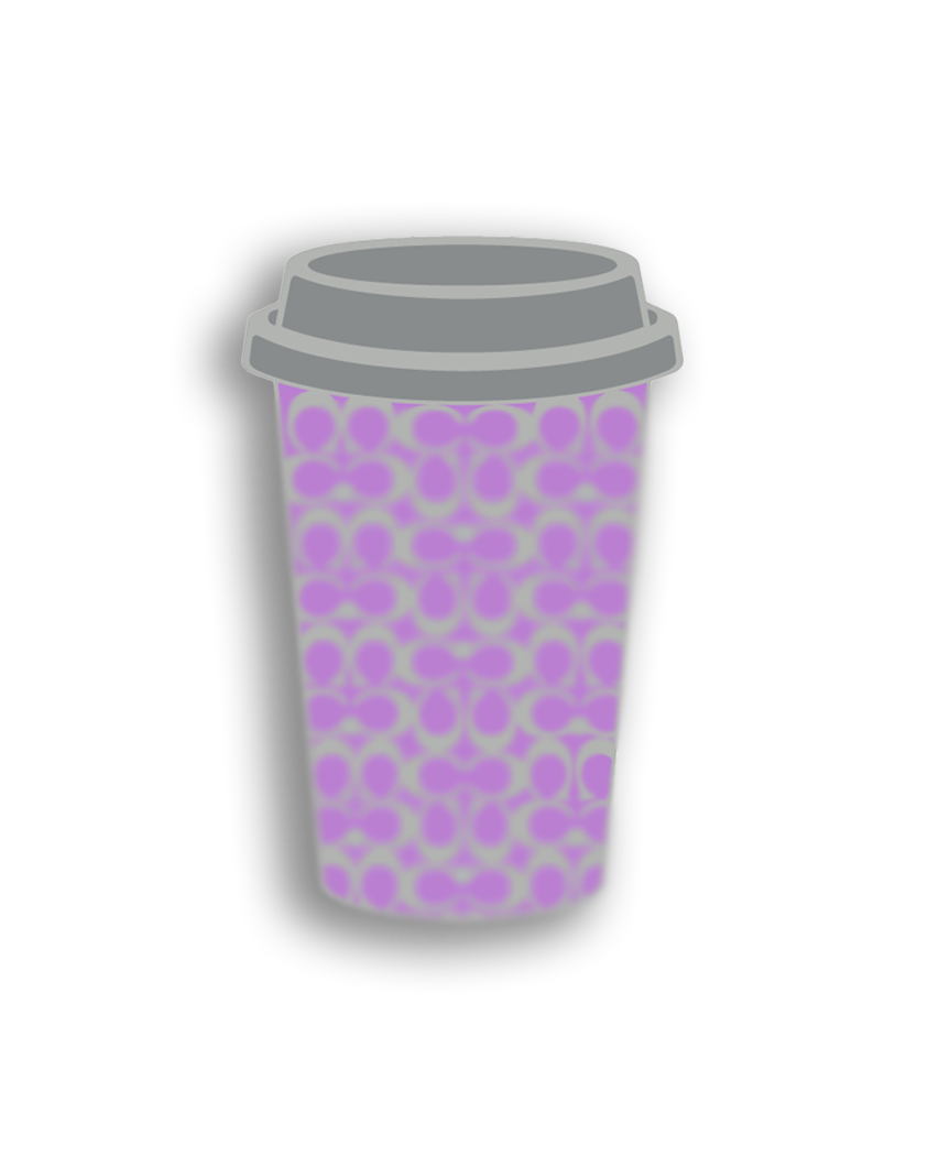 Coffee Cup Magnetic Pins (Available in different colors)