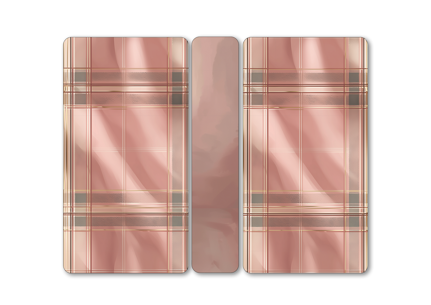 Pink Plaid  Sticker Book Sheets Album storage VOL 54