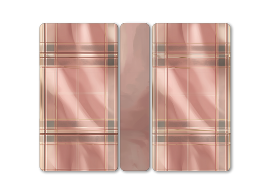 Pink Plaid  Sticker Book Sheets Album storage VOL 54