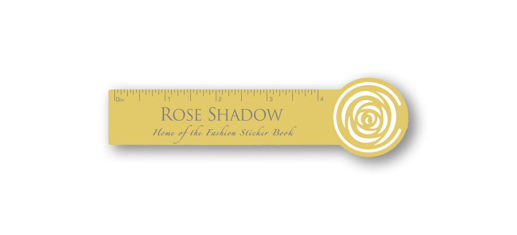 Rose Reading Ruler RSC Bookmark Ruler – Rose Shadow Collection
