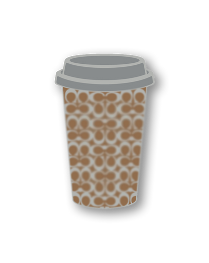 Coffee Cup Magnetic Pins (Available in different colors)