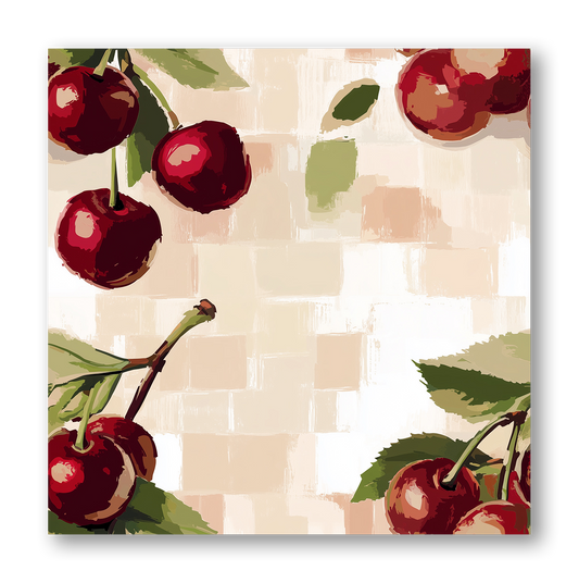 Cherry Pattern Dashboard Stickerbook VOL 44