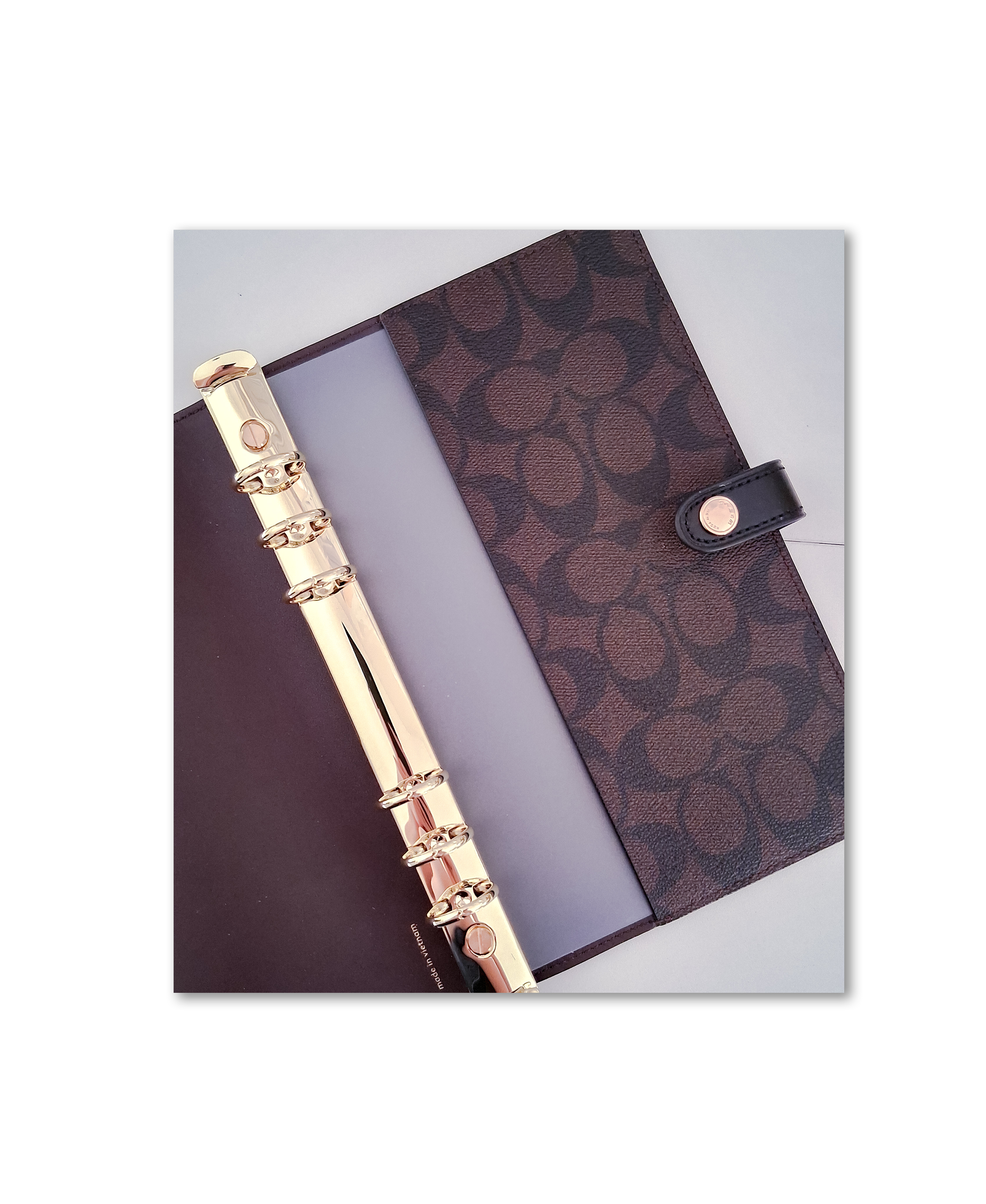 A5 Rings 6 Ring binder insert Options Available! FOR COACH NOTEBOOK ON ...