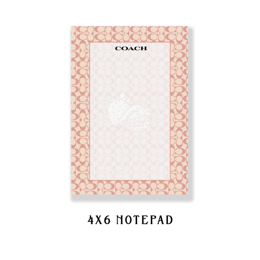 Strawberry Crush Collection 4x6 Notepad