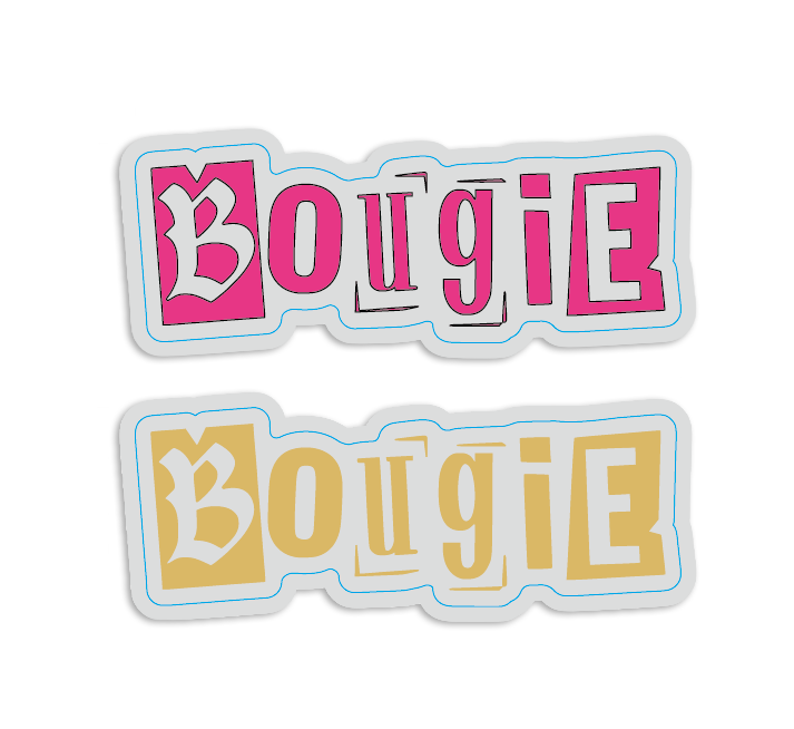 Bougie Transparent decal die-cut Sticker