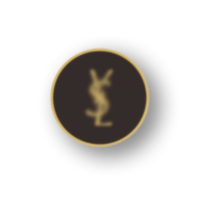 Black YS button magnetic Pin