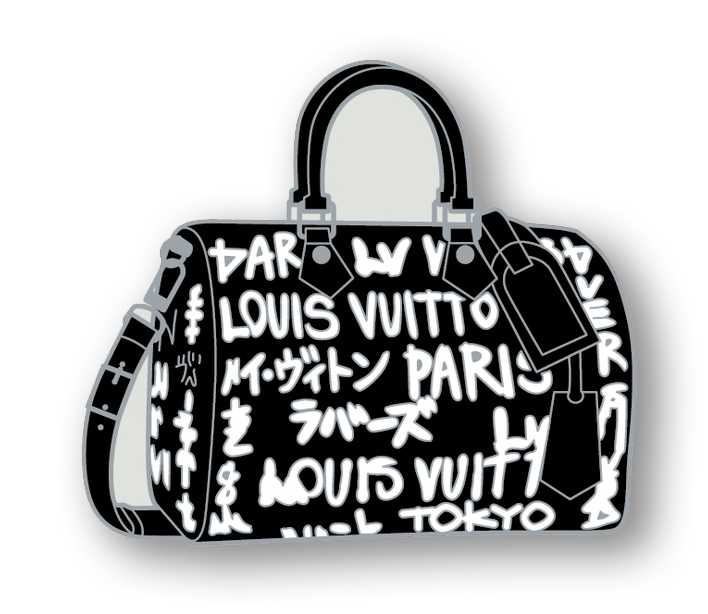 Bag Magnetic Pin  Midnight Graffiti Collection