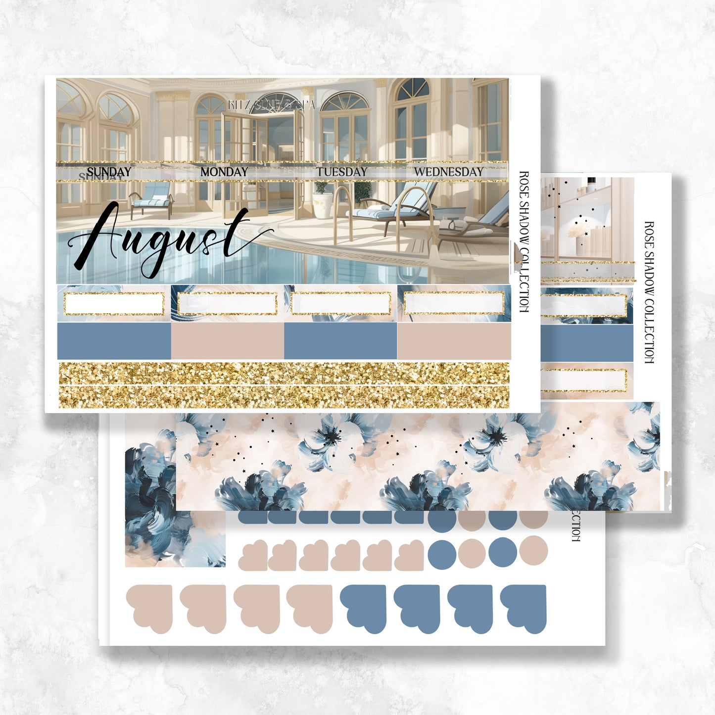 August Monthly A5 Wide Standard Planner Insert