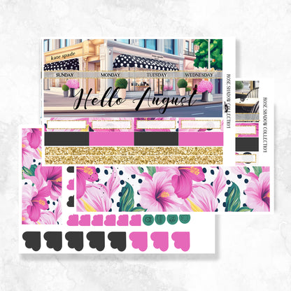 August Mystery Spade 2025 Monthly A5 Wide Standard Planner Insert
