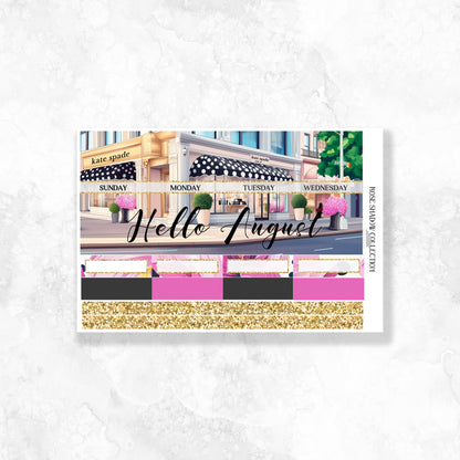 August Mystery Spade 2025 Monthly A5 Wide Standard Planner Insert